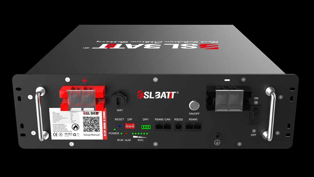 Акумуляторна батарея Lifepo4, B-LFP48-100E 3U 51.2V 100AH 5.12 kWh