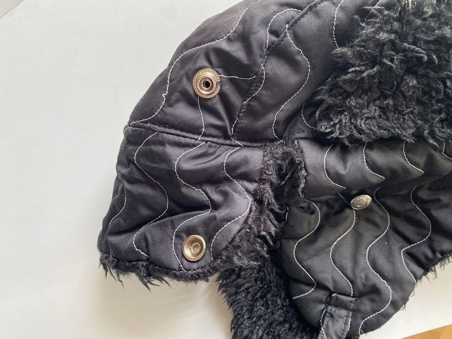 Czapka RED Hot z futerkiem z uszami