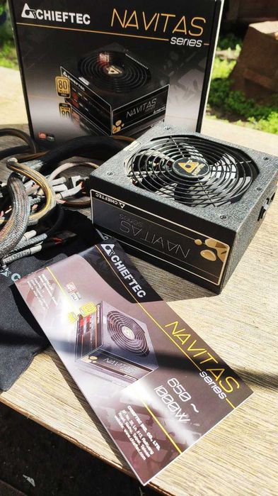 Блок питания 80+ Gold 1Квт Chieftec Navitas Чифтек Навитас 80Plus Gold