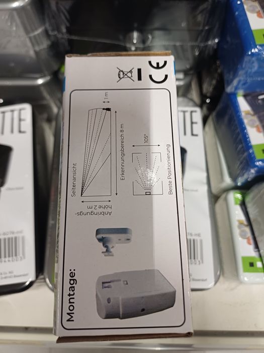 Alarm bezprzewodowy, czujnik ruchu 105DB 2 PILOTY