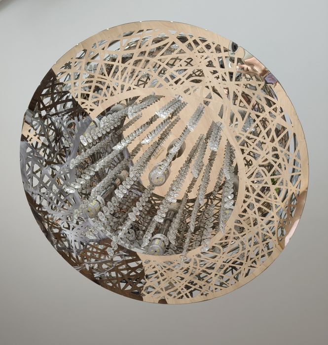 Lampa sufitowa,  kryształki