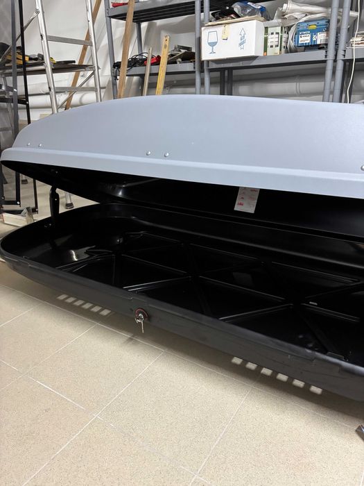 420L Thule Halfords Caixa De Tejadilho & Barras