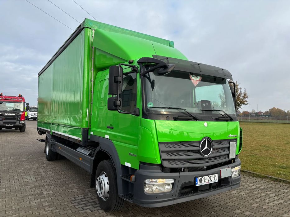 Mercedes-Benz ATEGO 1624  EURO 6,  16 ton DMC (1524, 1527, 1530) plandeka, burta, firanka z windą , kabina sypialna ,  ATEGO 1524 , 1624 firnaka , burta z windą