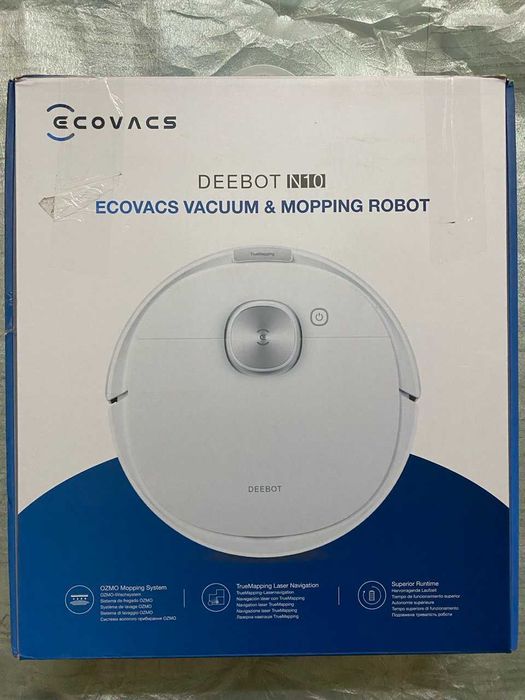 Робот-пилосос миючий Ecovacs Deebot OZMO N10, робот пылесос