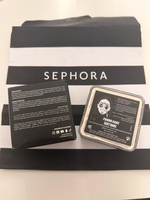 Nowy puder huda beauty odcień pound cake 20 gram pełnowymiarowy