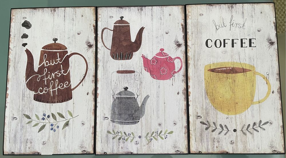 Placas publicitárias em madeira