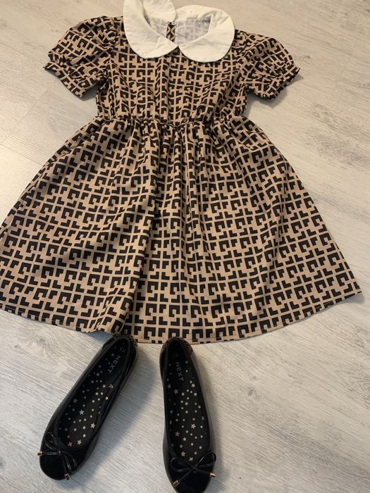 Рубашка юбка сукня  плаття на дівчинку zara 6/7/8/9 років