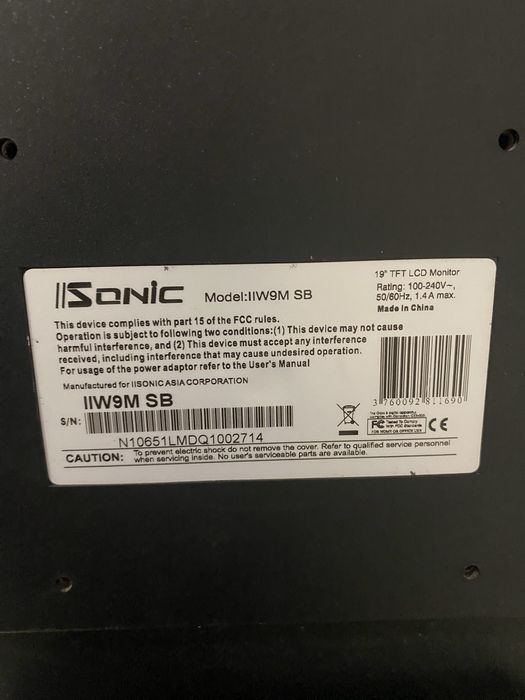 Para venda Monitor Sonic em bom estado