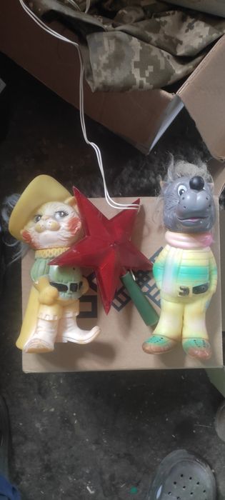 Кіт в чоботях вовк іграшки ссср