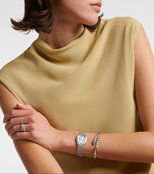 Zegarek Serpenti Seduttori z diamentami Bvlgari