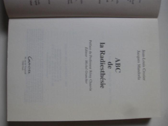 ABC de la Radiesthésie de Jean Louis Crozier & Jaques Mandorla