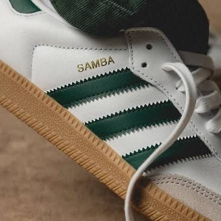Adidas Samba Originals OG White/Green/Gumsole