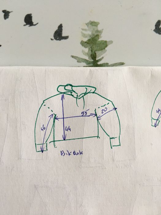 Miętowa krótka bluza oversize hoodie shoulder drop BikBok xs oversize