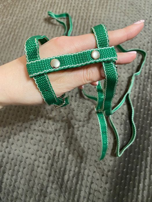 Шлейка з повідцем для котів нейлонова