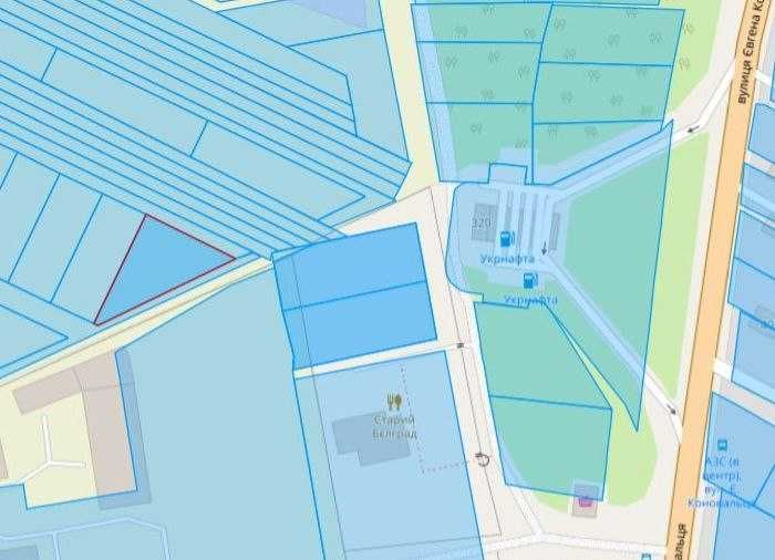 Земельна ділянка вул. Коновальця поруч заправки Укрнафата