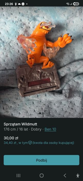 figurki ben 10 w stanie dobrym