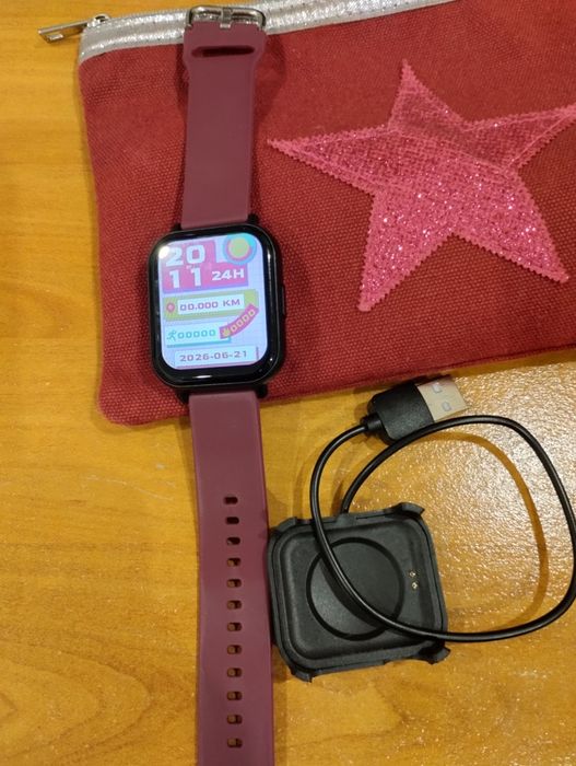 Smartwatch desportivo. Com várias funções desporto