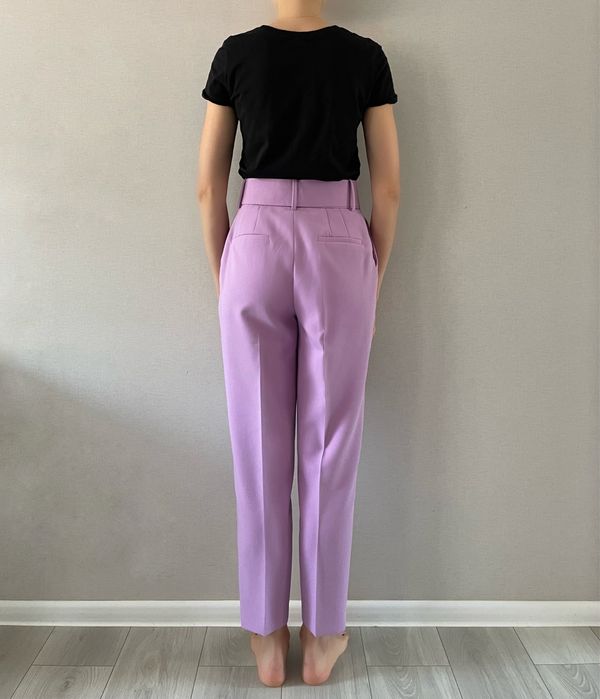 Укорочені брюки Zara з широким поясом