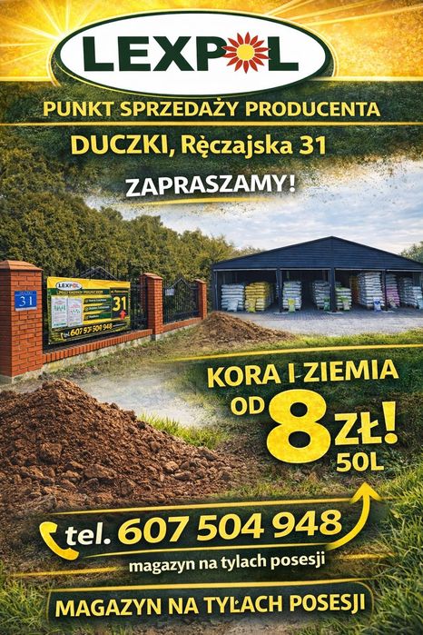Podłoże warzywne ,Duczki ,Dostawa