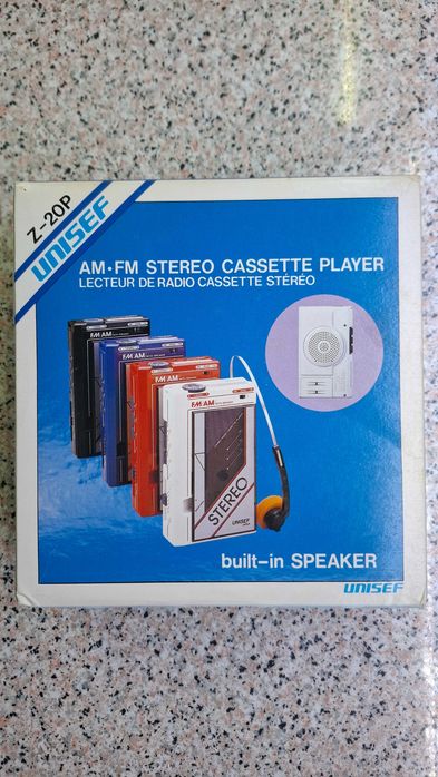Walkman Unisef anos 80