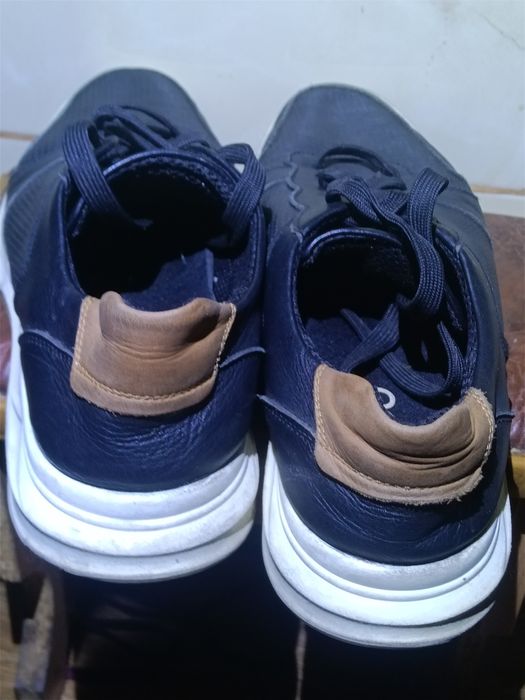 ECCO туфли кожаные спортивные