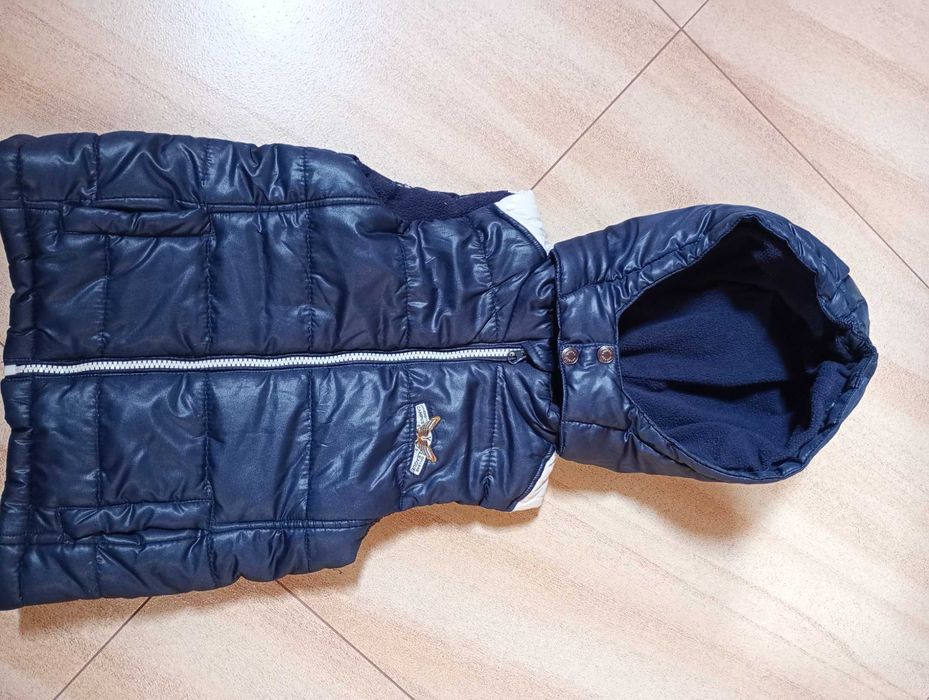 Bezrękawnik ciepły 110/116