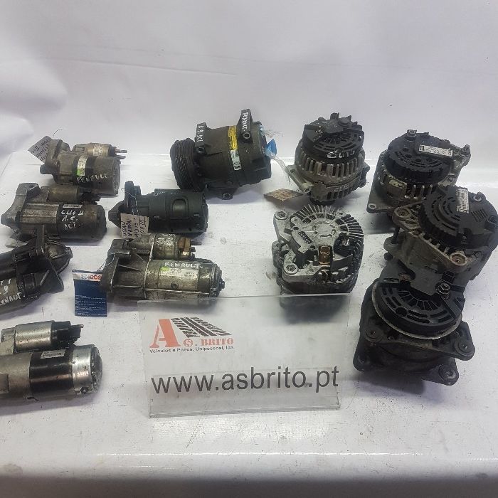 Motor arranque e A C altenador Renault