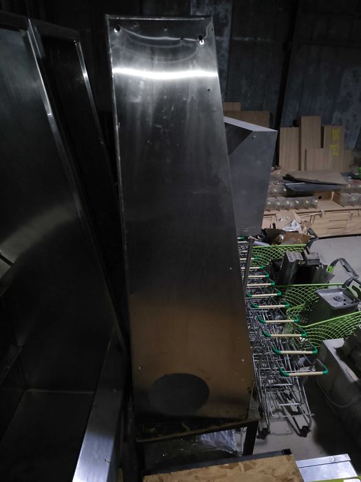 Зонты вытяжные пристенные из нержавейки с жироуловителями (Б/У)