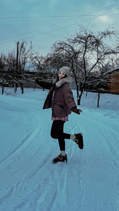 Куртка пуфер шоколад коричневий зимовий