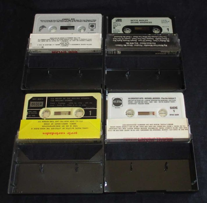 Conjunto de Cassetes K7 Audio Originais Bob Dylan