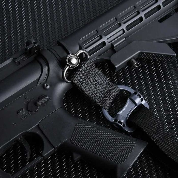 Ремінь трьохточковий з антабками S4 dual QD та петлею АК та інша зброя