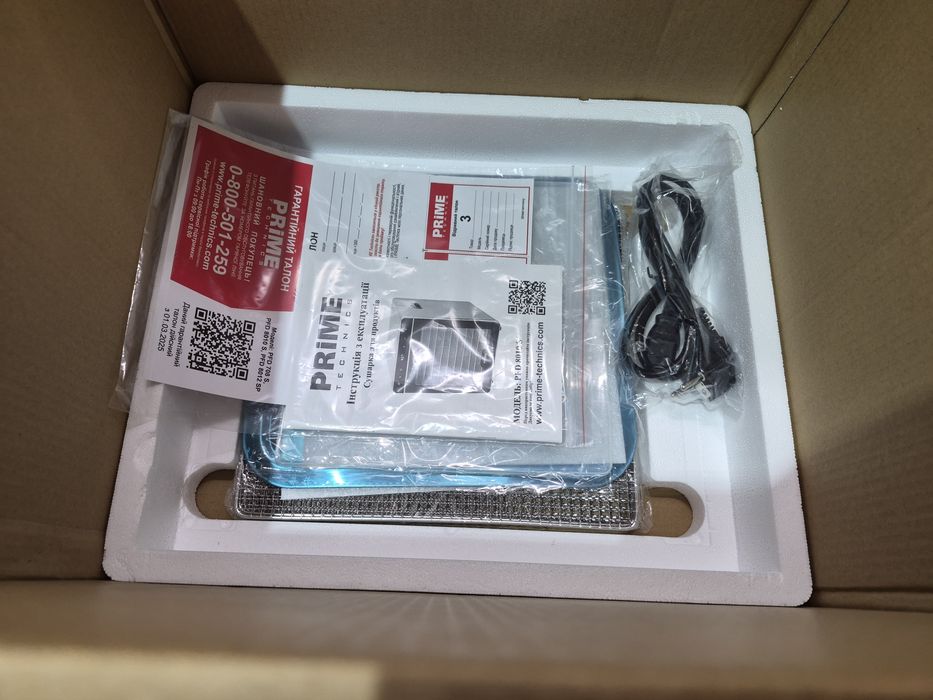 Сушарка для фруктів та овочів Prime Technics PFD 8010 S