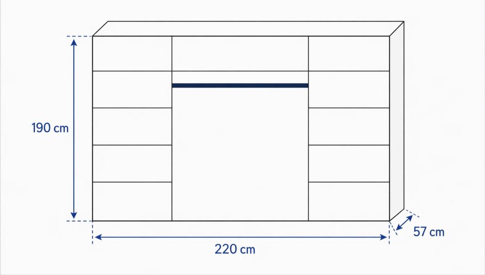 Szafa przesuwna Tetrix