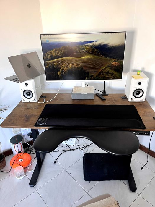 Large Extended Gaming Mouse Pad with Memory Foam Wrist Rest / Alfombrilla de Mouse Grande extendida XXL Soporte ergonómico (80 x 35 x 2,5 cm),