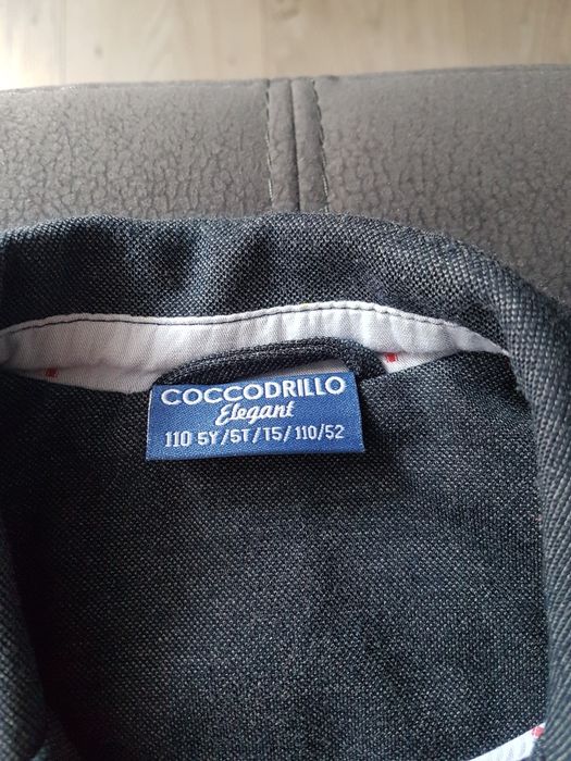 COCCODRILLO Elegant  rozmiar 110/52 - ciemna elegancka marynarka dla chłopca - darmowa przesyłka