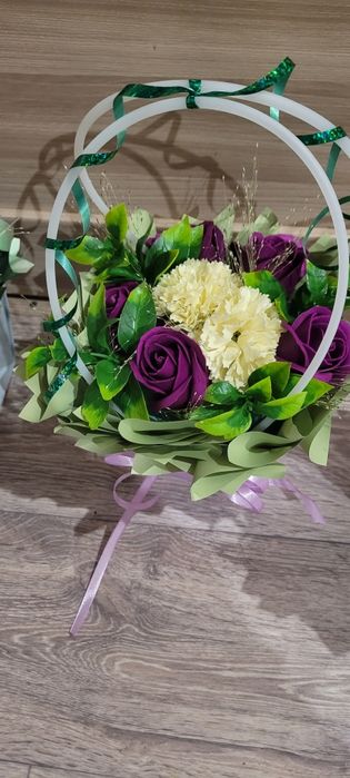 Букети з мильних квітів. Квіткові композиції. Квіти. Декор