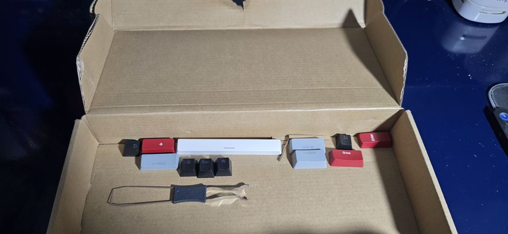 Teclado USB c com teclas trocaveis