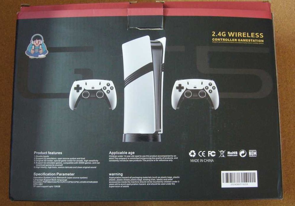 Consola de Jogos GS5 Pro 128MB - Nova