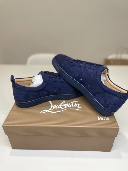 Tênis Christian Louboutin Louis Junior Azuis