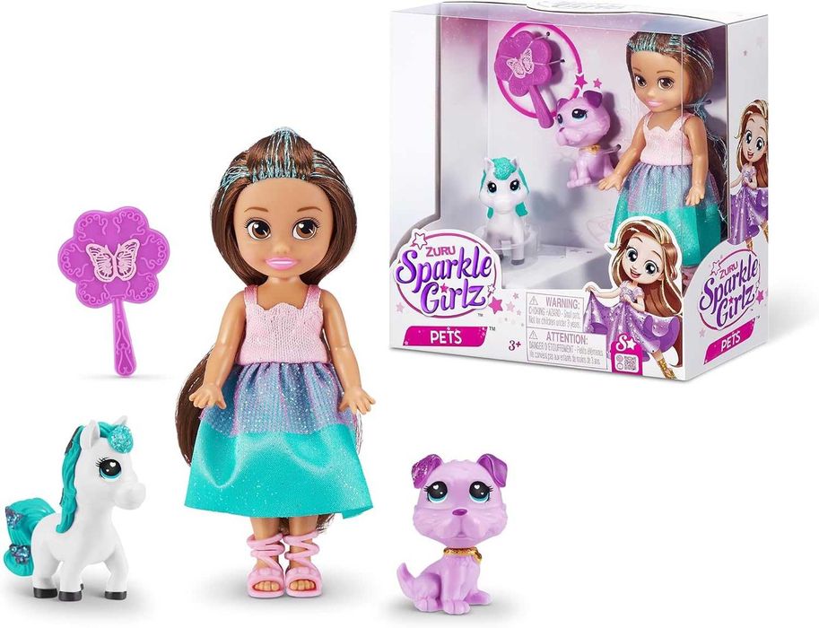 Sparkle Girlz ZURU Księżniczka ze zwierzątkami