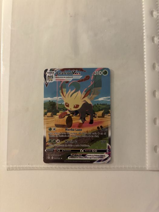 Carta Pokémon LeafeonVMAX 205/203