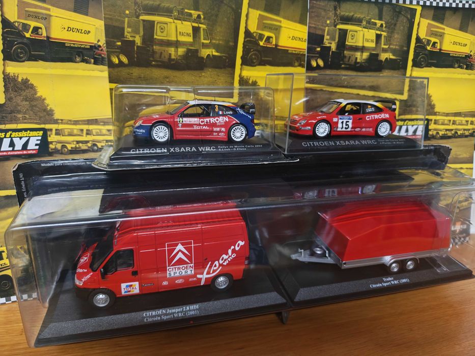 Citroen Jumper +Xsara S. Loeb +Xsara J. Puras -Team Citroen Sport 1:43