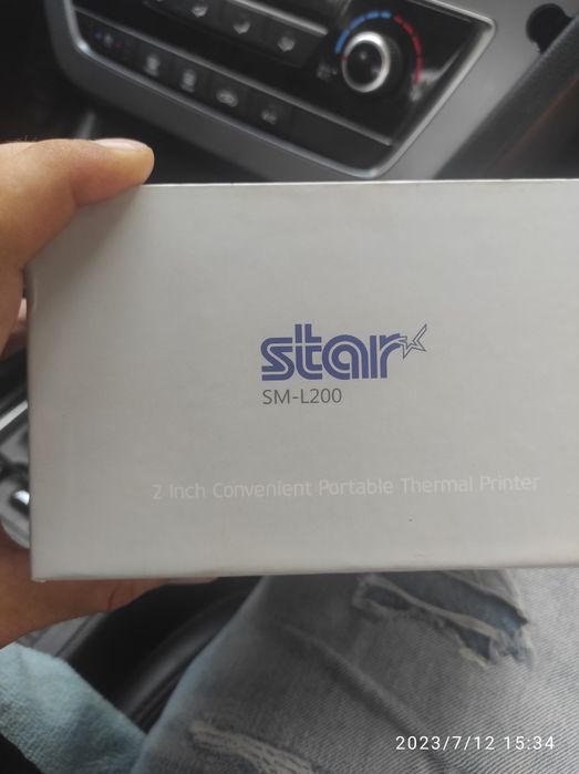 Касовий Блютуз прінтер, принтер  Star SM-L200
Star SM-L200