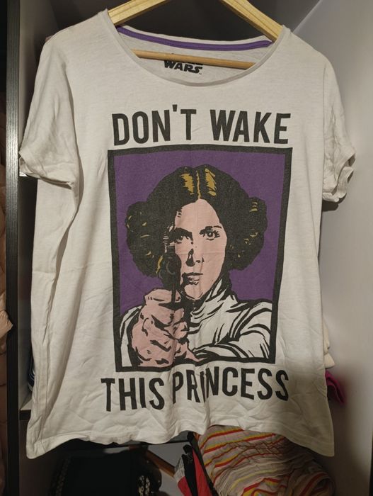 Оригинальная футболка Star Wars «Don't Wake This Princess» (Принцесса Лея) — Размер S