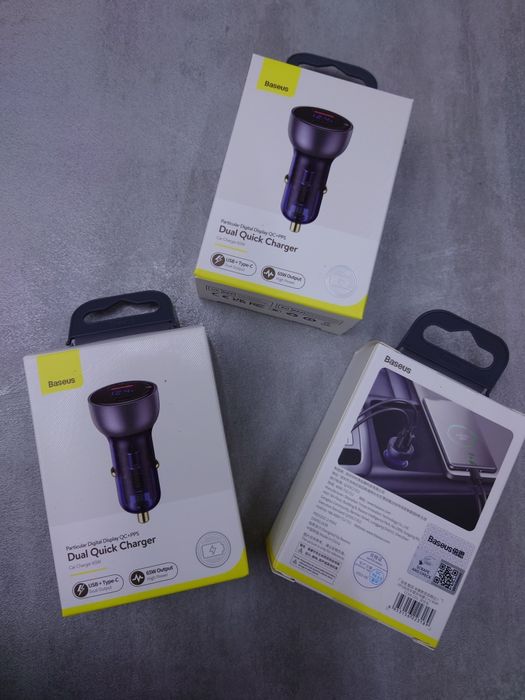 Aвтозарядное Baseus Particular Digital Display PPS Dual QС 65W