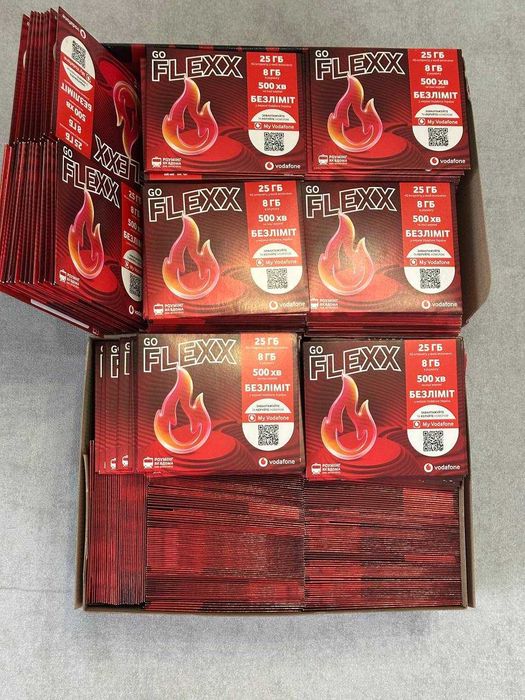 НОВЫЕ Стартовые Пакеты Водафон, сім-карти vodafone (багато)