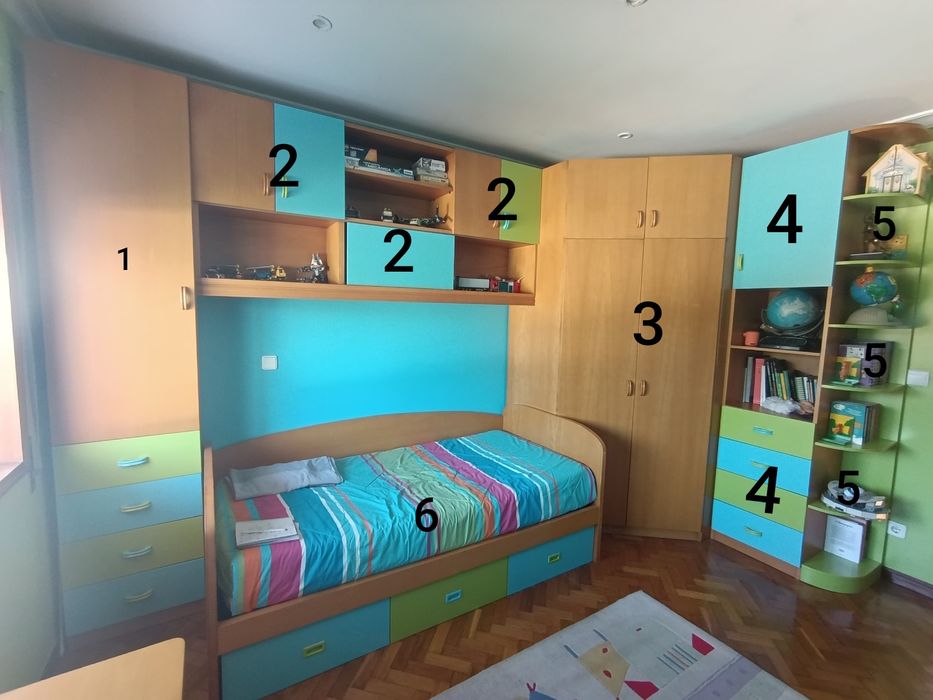 Mobília de quarto completa