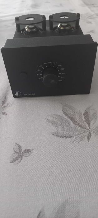 Finalizador prévio de phono pré amplificador Project Tube Box DS Silver Previoph