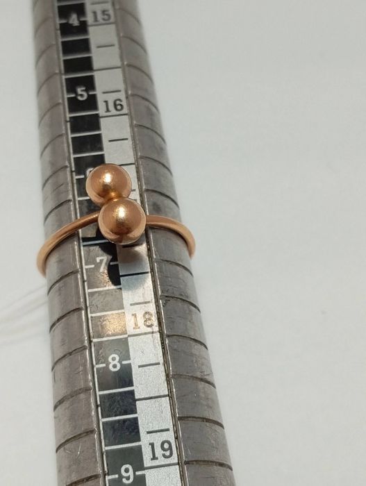 Золота каблучка 583 пр. 1.44  гр. СРСР поцелуйчики золотое кольцо СССР