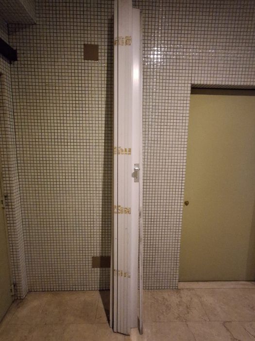 Porta de fole interior  em pvc: 254cm x 120cm